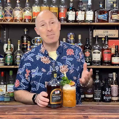Pornstar Martini Using Pusser's Rum